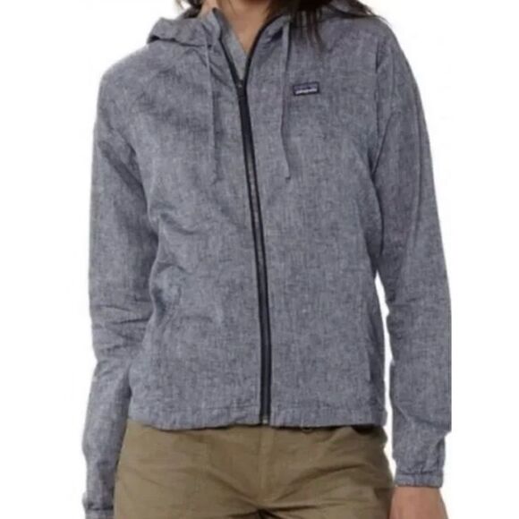 PATAGONIA - Island Hemp Hoody Chambray
Jacket -  Rare! In Big Sur Blue /Size L/M - Picture 1 of 11